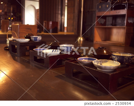festivity tray, wooden floor, rice bowl 2530934