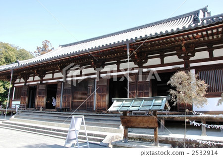 Yakushiji寺廟大廳 2532914