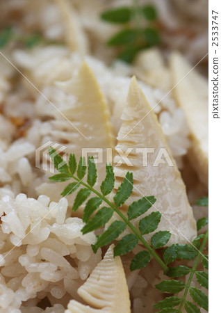 Bamboo shoot rice 2533747
