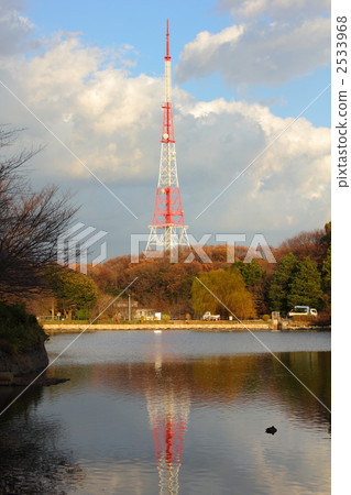 Mitsuike發送站和池塘里面 2533968