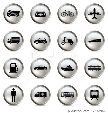 Traffic icon set - Stock Illustration [2538962] - PIXTA