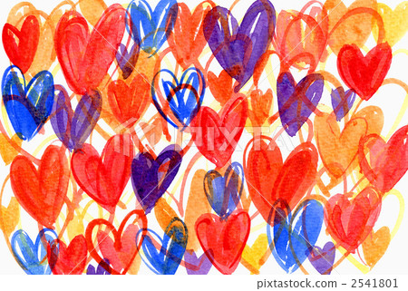 心 白背景 illustration 2541801