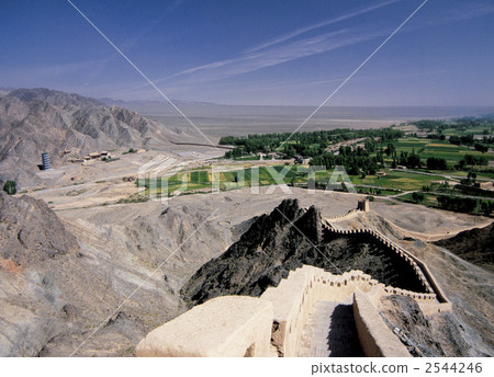 The wall of Jiayuguan Great Wall The wall of Jiayuguan Great Wall 2544246