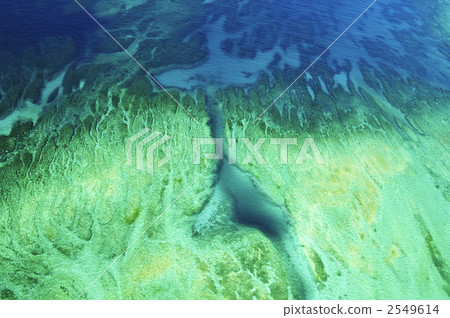 Coral reef aerial shooting Coral reef aerial shooting 2549614