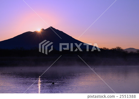 mt. tsukuba, sunrise, morning sun 2551388