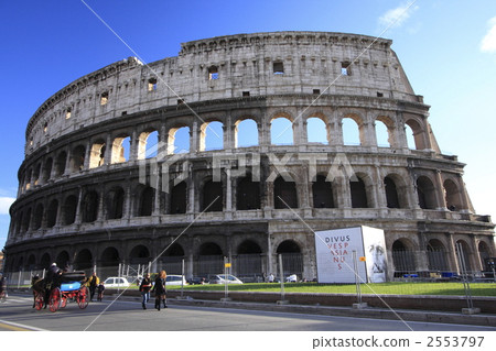 罗马圆形大剧场 意大利 晴朗