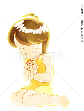 A girl who prays _ A _ color backlight A girl who prays _ A _ color backlight 2560425