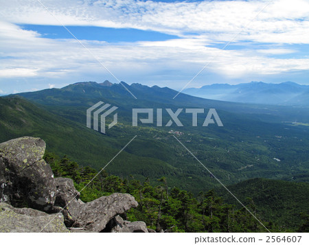 來自Tateshina和南阿爾卑斯山脈的Yatsugatake 2564607