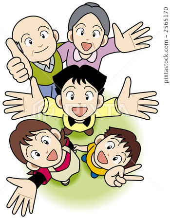 矢量 父母和小孩 親子 2565170