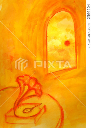 Sunset and gramophone Sunset and gramophone 2566204