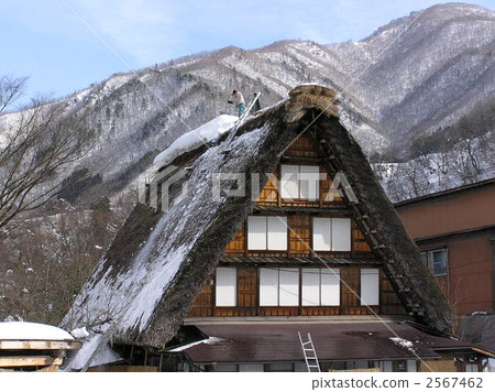 白川鄉 日式建築 雪國 2567462