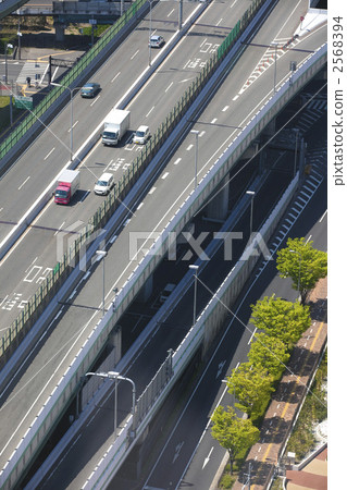 图库照片 阪神高速道路 道路 高速公路