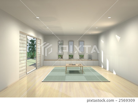Living room with tatami section 2569309
