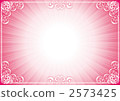 Decorative frame radiation pink 2573425