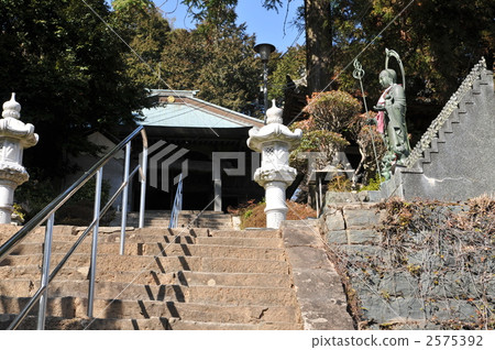 [Shikoku 88 places] No. 18 Onsen Temple Main Hall, Komatsushima City, Tokushima Prefecture 2575392