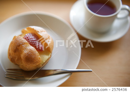 喝茶 下午茶 奶油泡芙 2576436