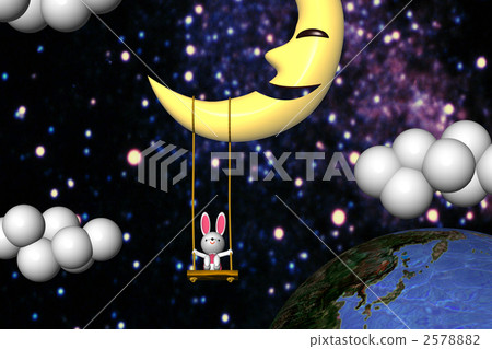 Moon and rabbit 2578882