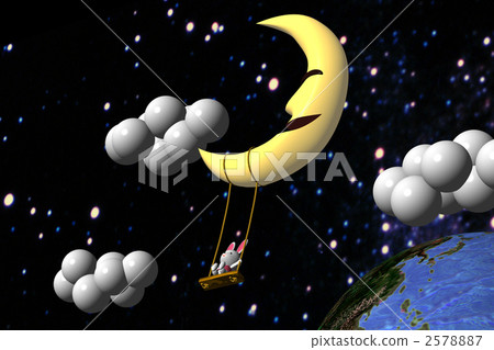 Moon and rabbit Moon and rabbit 2578887