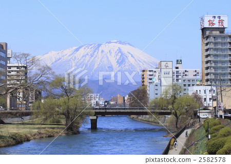 從開雲橋眺望岩手山 2582578