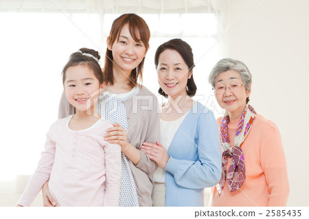 父母和小孩 親子 女生 2585435