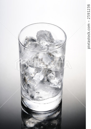 Glass with ice Glass with ice 2591236