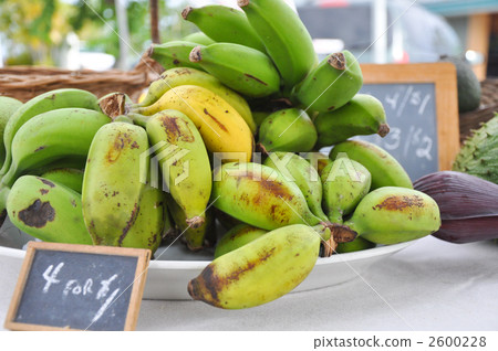 Banana in Hawaii Island morning market 2600228