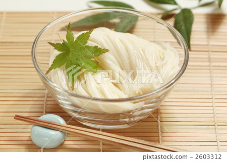 素麵 麵線 玻璃皿 2603312