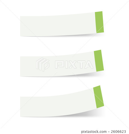 Sticky note heading green (with solid color) 2606623