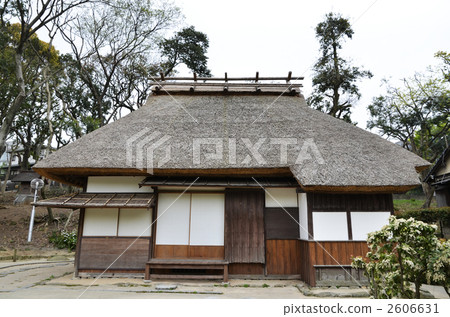 folk house, japanese house, thatch roof 2606631