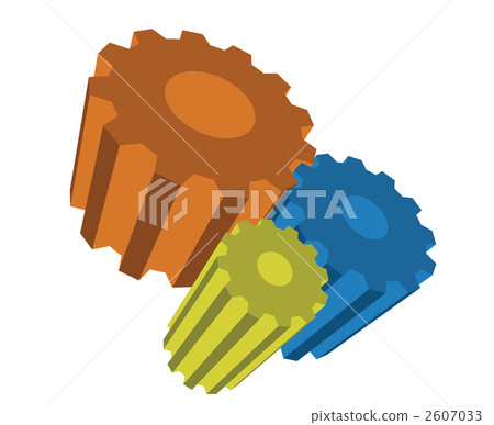 發條裝置 螺絲釘 齒輪 2607033