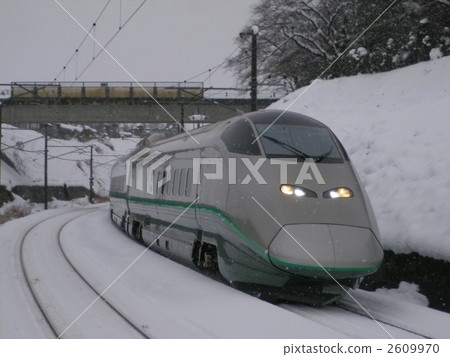 Yamagata bullet train "Tsubasa" in winter 2609970
