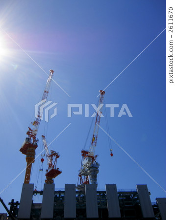 construction, crane, cranes 2611670