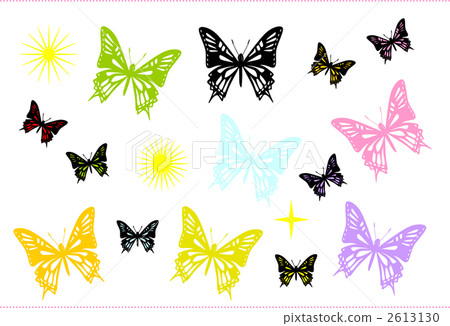 Butterfly nine colors Butterfly nine colors 2613130