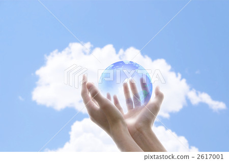 地球和手 2617001