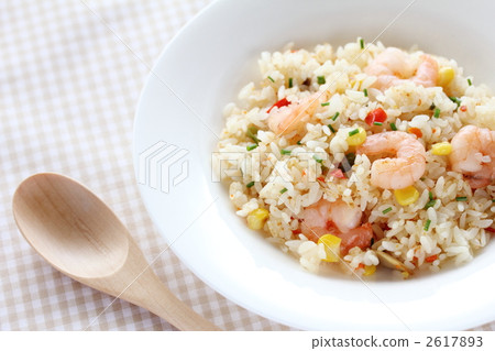shrimp pilaf, seafood pilaf, rice cuisine 2617893