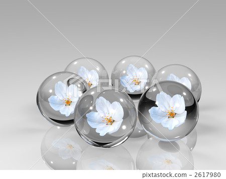 Cherry-patterned marbles 2617980