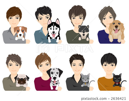 A boy holding a pet 2636421