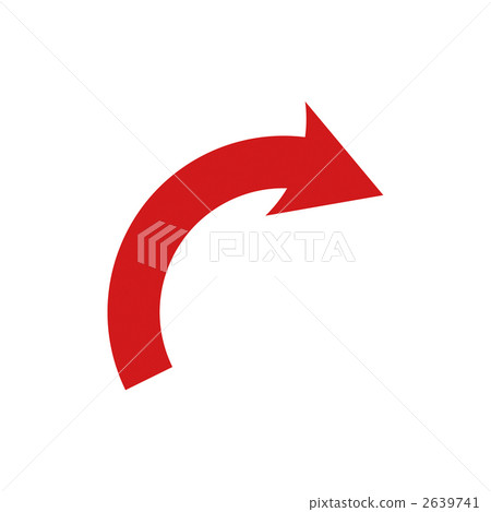 红色箭头的例证