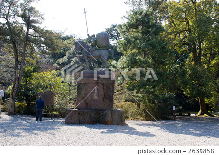 hanso maeda toshiie public image, oyama shrine, ishikawa 2639858