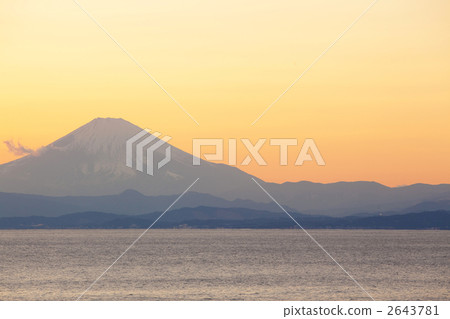 sunset, fuji mountain, mountain fuji 2643781