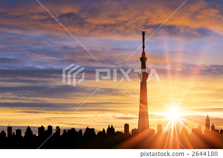 天空樹和朝日 2644180