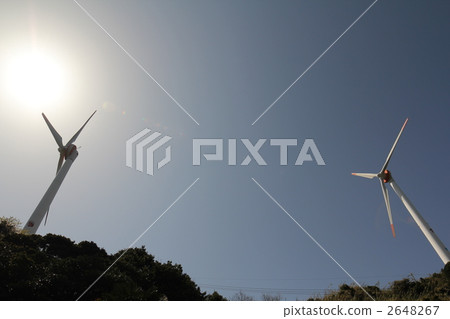 太陽能和風能發電 2648267