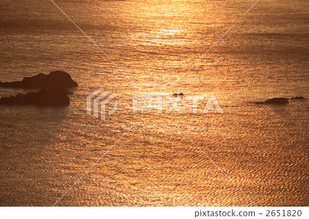 sea surface, surface of the sea, morning glow 2651820