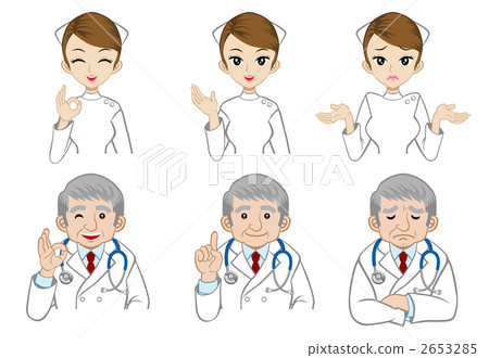 醫生護士面部表情 2653285