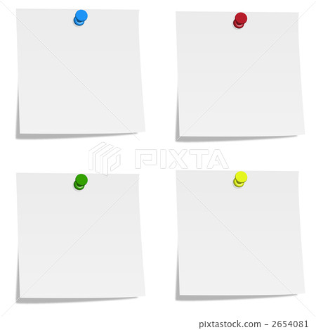 sticky note, notepaper, pushpin 2654081