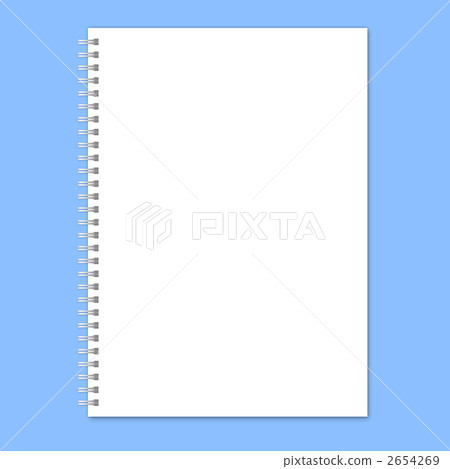 Notes Plain Spring (Background: Blue) - Stock Illustration [2654269 ...