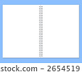 Note Spread plain spring (background: blue) 2654519