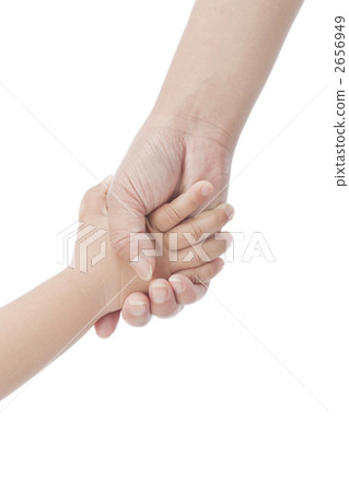 Parent and child connecting hands 2656949