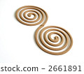 Mosquito coil of natural pyrophyllous components (brown) combination 2661891