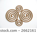 It is a mosquito coil, a tray dyed pattern 2662161